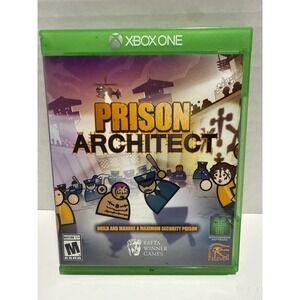 Prison Architect Xbox One Video Game Simulation Strategy Double Eleven 2016 Disc